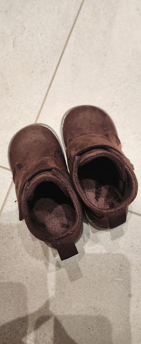 Бебшки боти Естествен велур