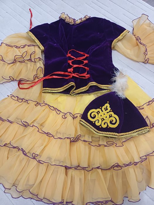 Платье казахское детское