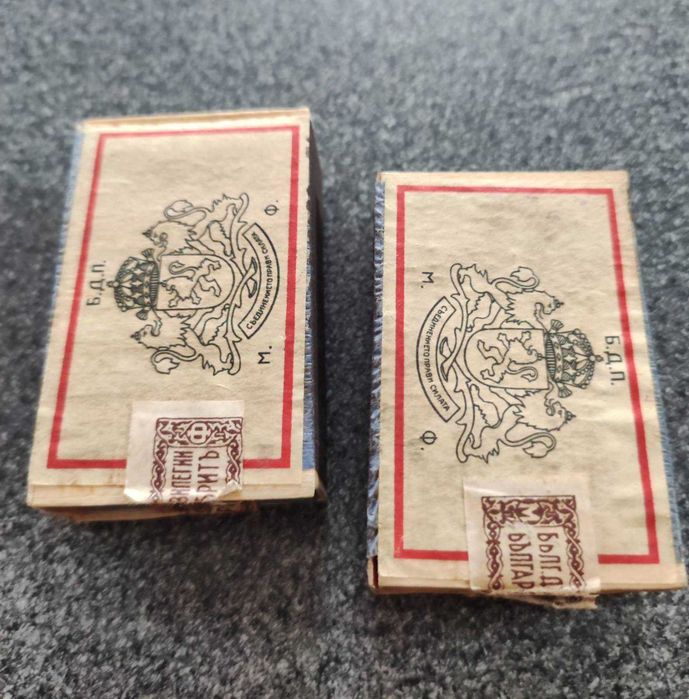 Стар български кибрит, кибритена кутия с Цар Симеон