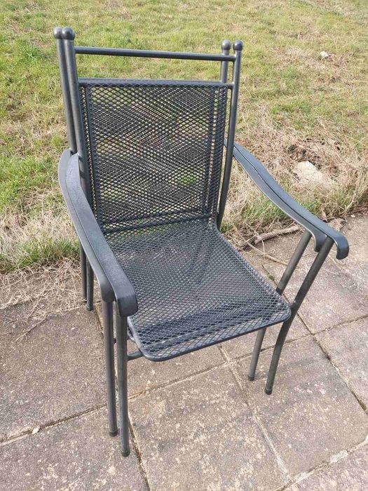 4бр метални градински стола