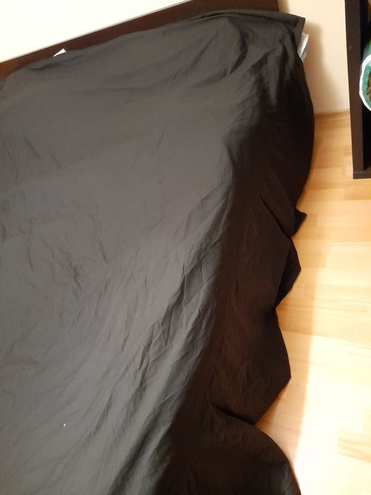 Черна покривка/ чаршаф /за спалня 1.80/2м или 1.60/2м