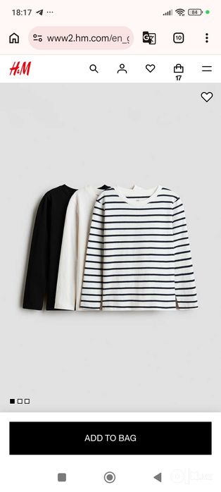 Лонгсливы для мальчиков 6-8 лет. H&M Англия. Новые.