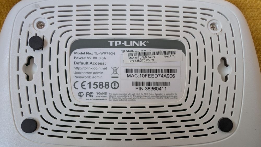 Безжичен рутер N TP-LINK TL-WR740N