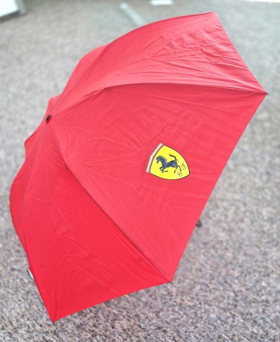 Vand umbrela Ferrari compacta rosie