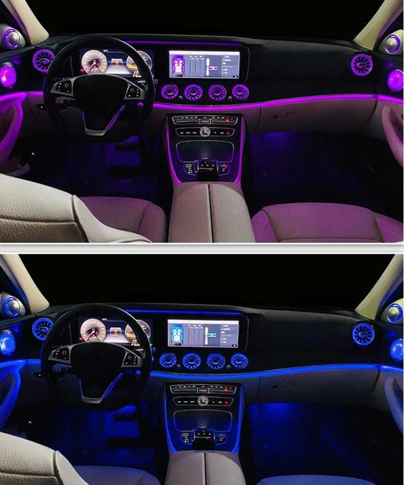 Grile Ventilatie Iluminate 64 culori Mercedes E Class W213 Fata/Spate