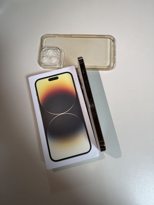 iPhone 14 Pro Max Gold Auriu 5G, Ca Nou 128 GB,15 Pro,17 Pro