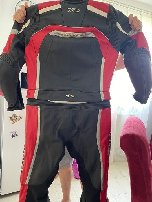 Costum moto piele 2 piese