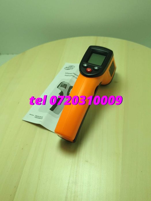 Termometru Industrial Profi -50 +380C Uni Galben / Negru