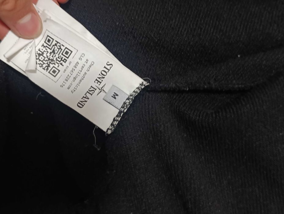 зип худи stone island