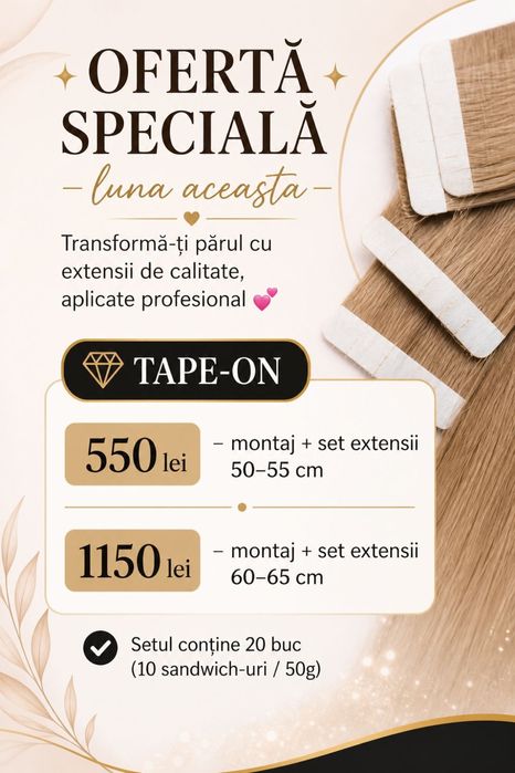 Extensii de par/montaj/intretinere