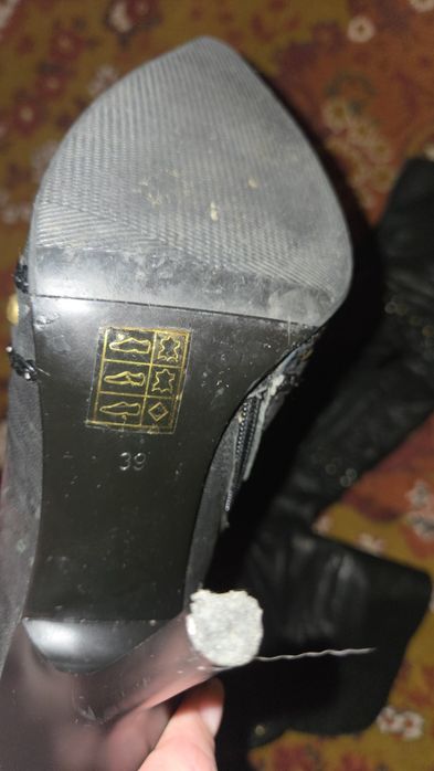 Cizme piele stil pretty woman