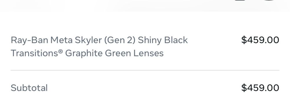 Ray-Ban Meta Skyler (Gen 2)