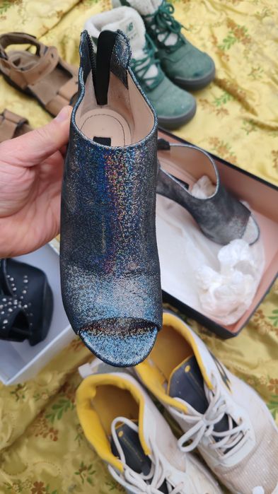 Pantofi sandale musette piele capra