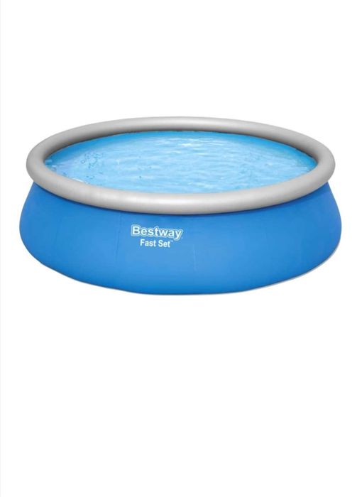 Надуваем Басейн Bestway, Fast set, филтърна помпа и стълба...