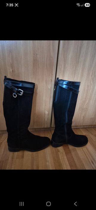 Cizme Musette piele intoarsa