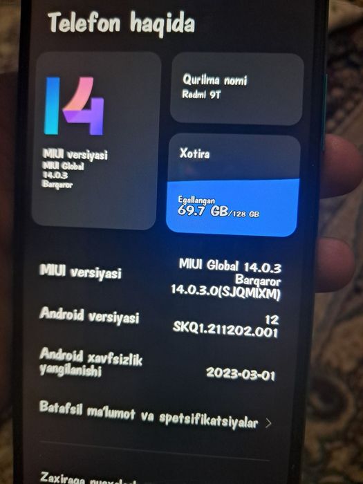 Redmi 9 t karobka dokument