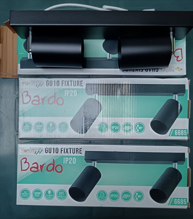 Лед таванна,стенна черна лампа спот