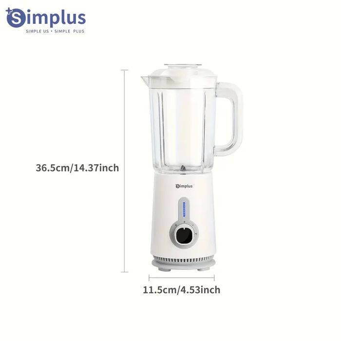 Многофункциональный кухонный комбайн Simplus 3-в-1 с двигателем 380Вт