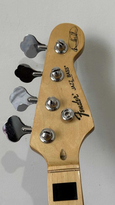 Бас-гитара Fender Jazz Bass 4-струнная, Natural (Lux copy)