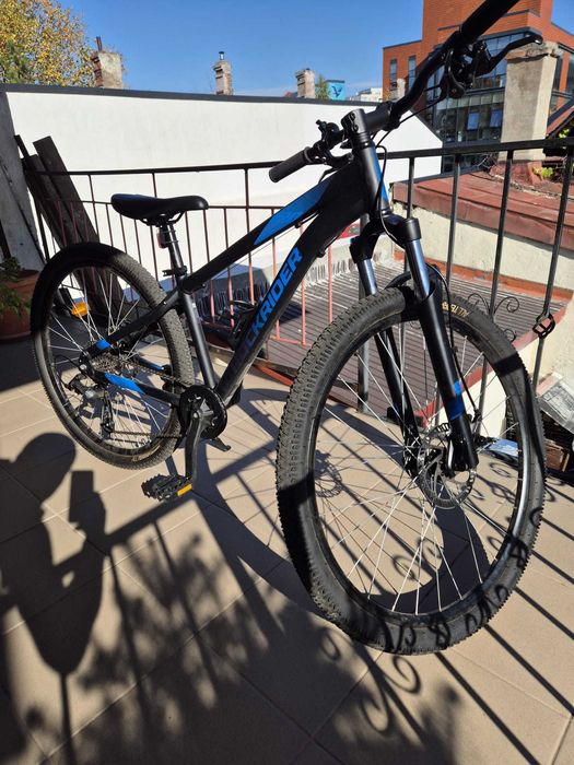 Bicicleta MTB Rockrider ST 120 Negru/Albastru 27,5"