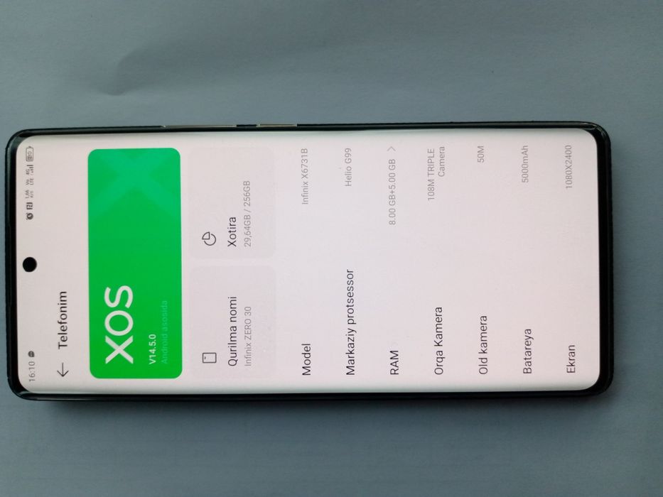 Infinix zero 30 8/256