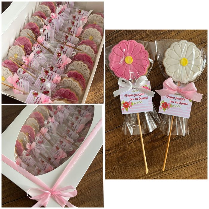 Букет от меденки в кутия