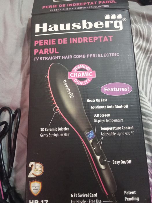 Perie de uscarea și îndreptarea parului