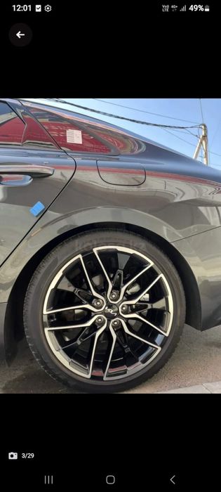 Диск с шинами в комплекте размер 19 обменяю на 17 размер K5