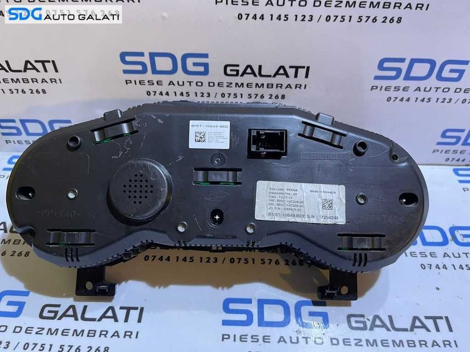 Ceas Ceasuri Cluster Instrumente Bord Ford Focus 3 1.6 TDCI 2010 - 2018 Cod BM5T-10849-BDD BM5T10849BDD [2849]