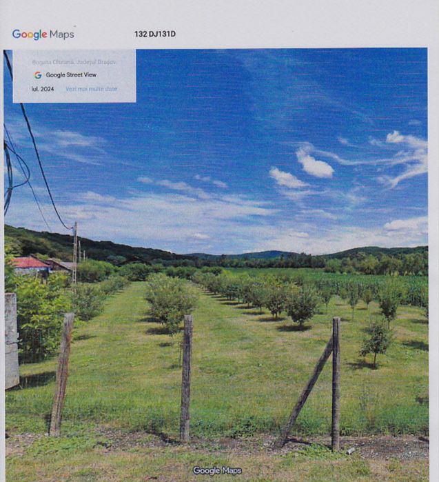 De vanzare teren intravilan cu deschidere la drumul principal