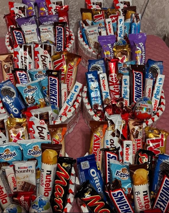 Шоколадные бокс из сладости