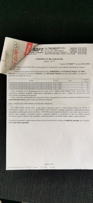 SUPER OFERTĂ!!Roți de iarnă DOT 2023 !!Vag