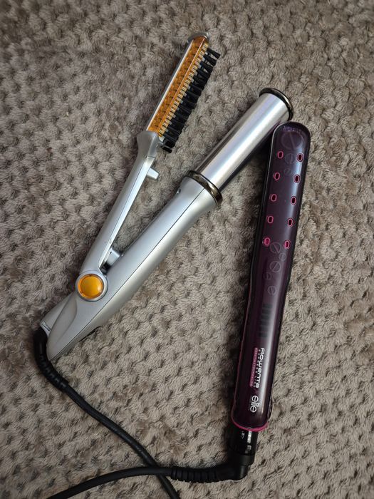 Лот маша за оформяне и преса  за мокро изправяне -50лв.