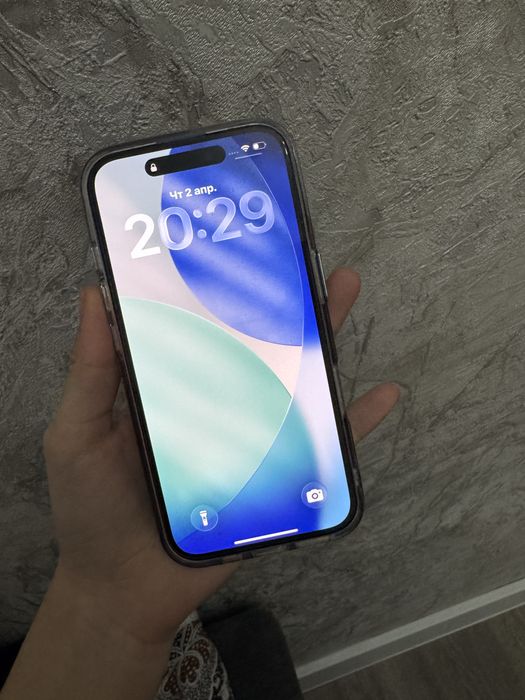 16 айфон новый Акб 100% синний