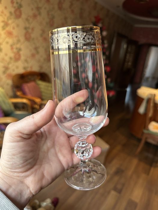 Фужеры богема 4 шт бу