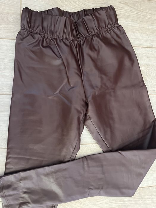 Дънки рае/ кожен клин