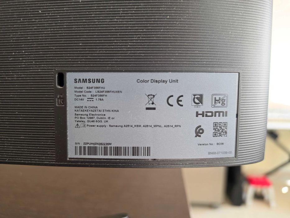 Настолен AMD RYZEN 7 5700X, Samsung 24"