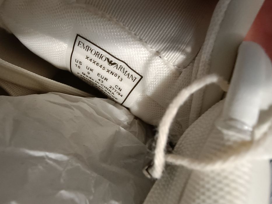 Vând adidași casual originali din piele Emprio Armani nr.43