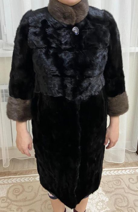 Норковая шуба б/у