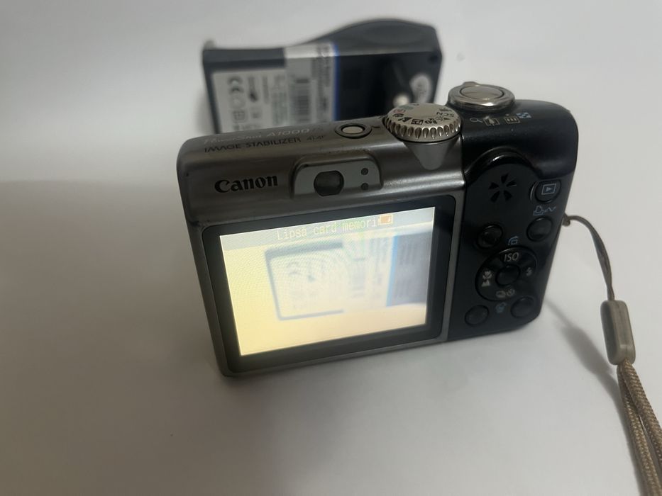 Canon A1000is 10 Mpx 5x zoom optic,afisare data si ora pe poze