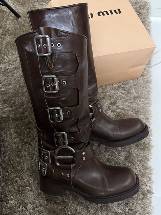 Ботуши дамски miu miu