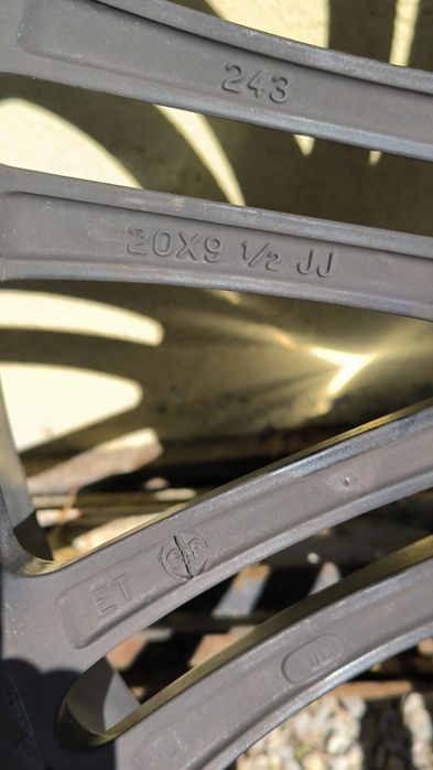 Джанти с гуми 5х112 20 255/35/20