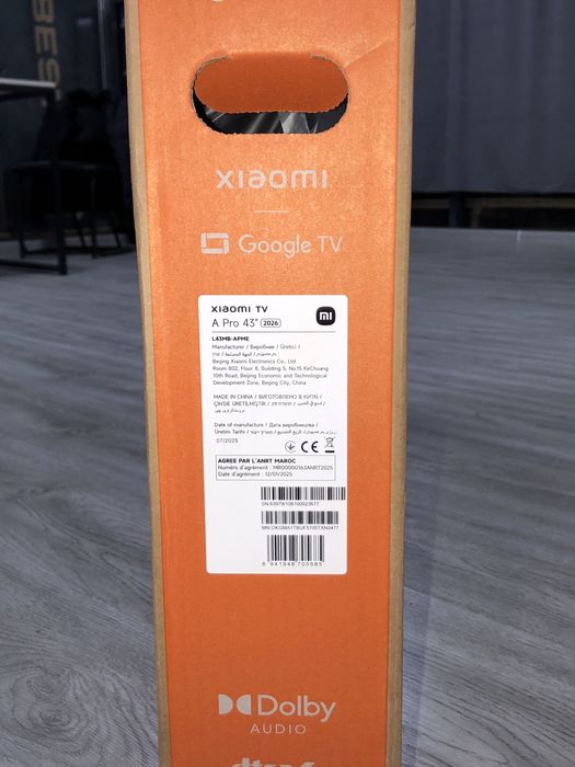 Телевизор  Xiaomi  4K Qled Google Tv с доставкой/ кронштейном