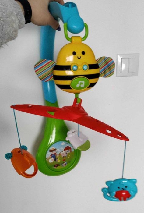 Carusel muzical 3 in 1 pentru patut + bonus
