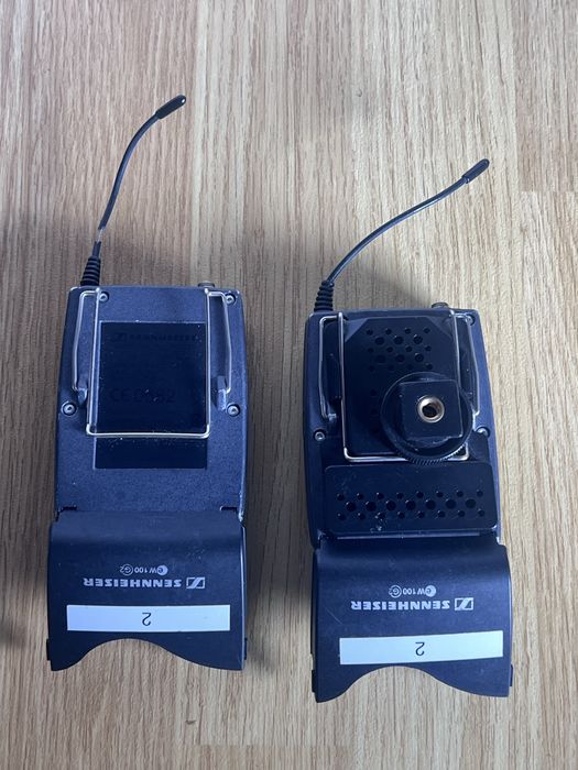 Lavalier Sennheiser EW 100 G2 WirelesBodypack Receiver and Transmitte