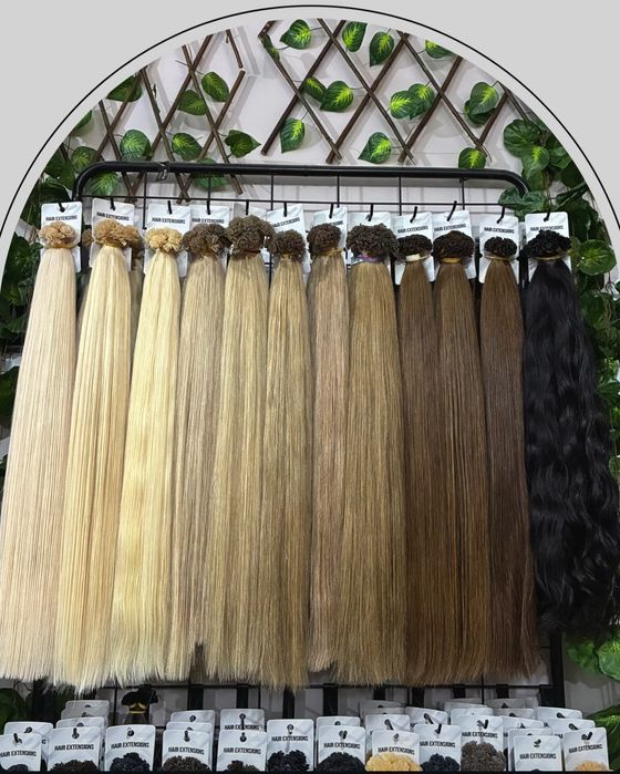 Естествена човешка коса двойна плътност