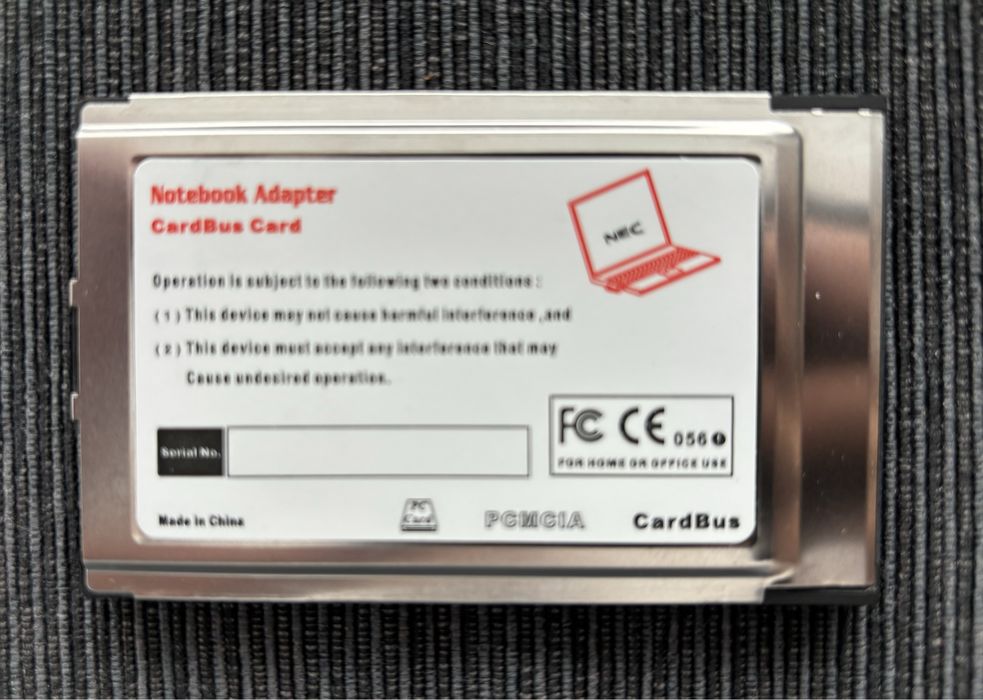 Продавам чисто нова PCMIA карта с 2хUSB + audio