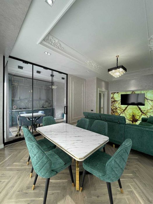 3-х комнатная в ЖК «Gardens» частично смотрит в парк ID: 4870