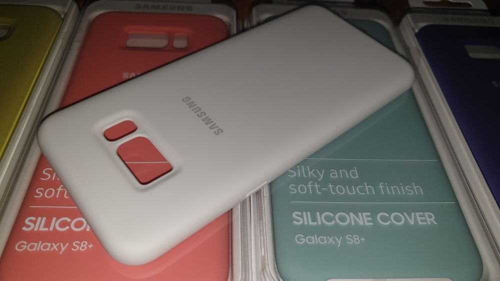 Husa silicon originala Samsung Silicone Cover Galaxy S8+ S8 Plus G955