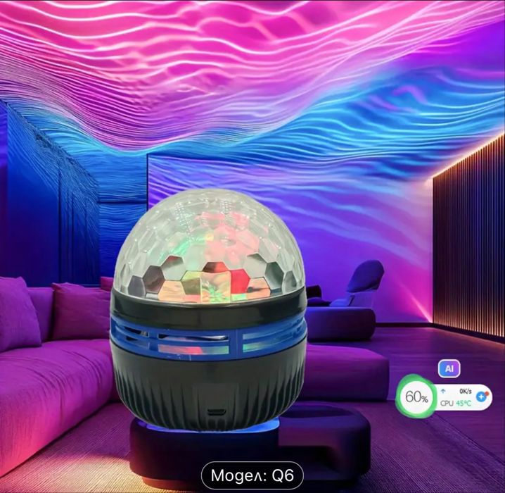 Led проектор за светлинни ефекти- създайте невероятна атмосфера у дома